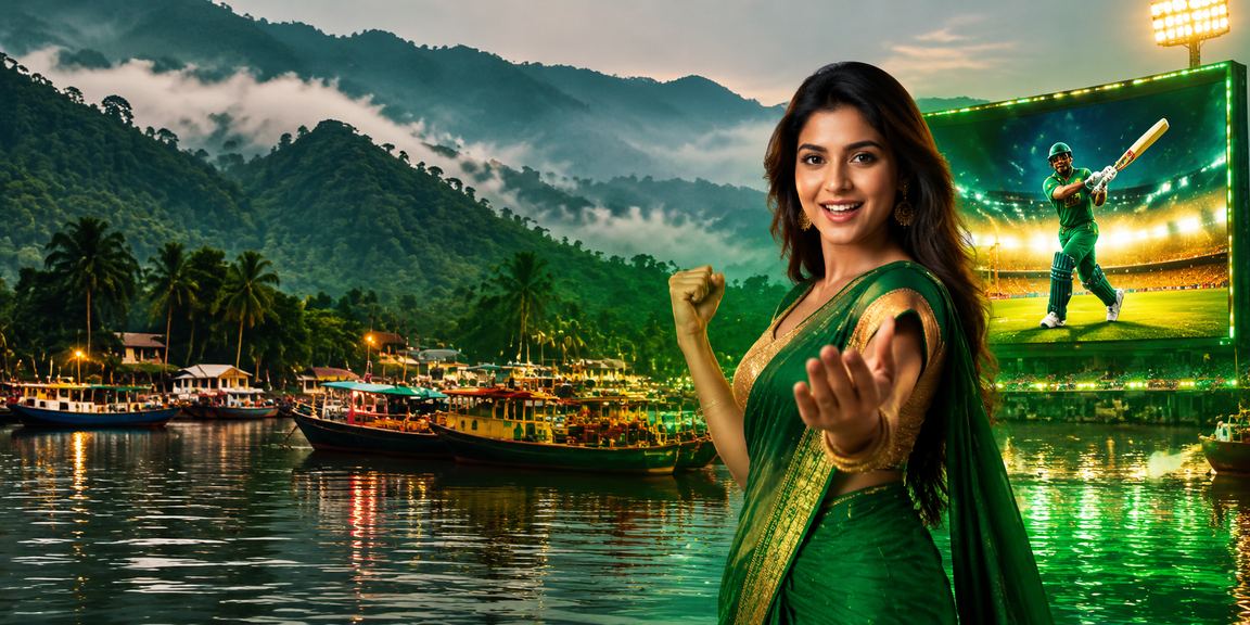 বান্দরবানের সৈকতে ক্রিকেট বেটিং উপভোগ করছেন একজন
