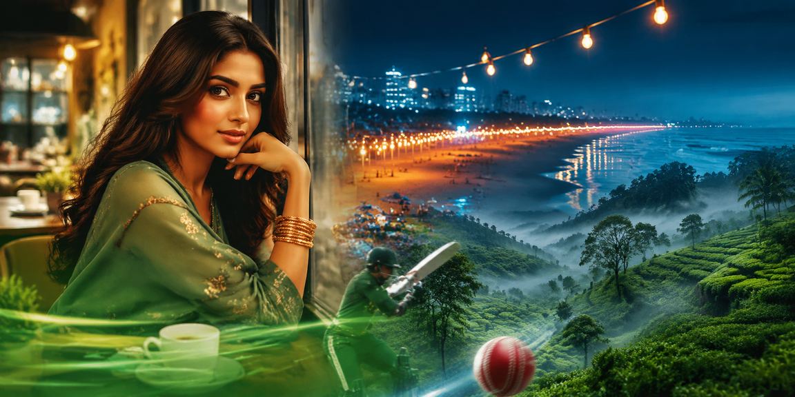 কক্সবাজারের চা বাগানে ক্রিকেট বেটিং উপভোগ করছেন একজন